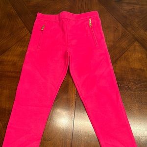 Girls pink pants